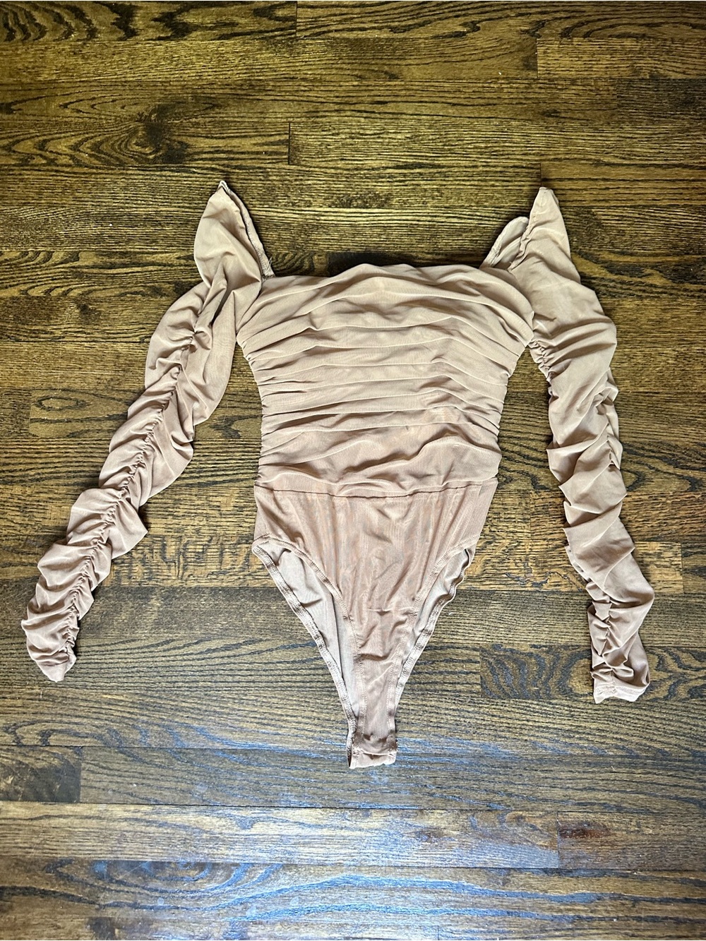 Princess Polly Mesh Nude Bodysuit. SIze 8